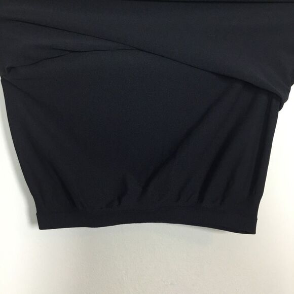 Lot of two athletic tops grey black stretchy size S  round neck long sleeve - Picture 8 of 9